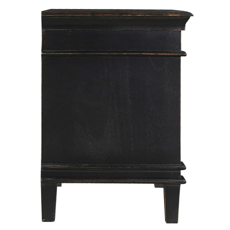 Turin 30" Nightstand in Distressed Black by Home Trends & Design at Eve Furniture