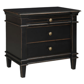 Turin 30" Nightstand in Distressed Black by Home Trends & Design at Eve Furniture