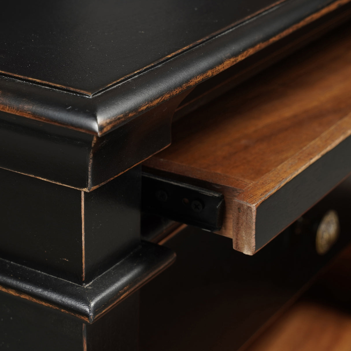 Turin 30" Nightstand in Distressed Black by Home Trends & Design at Eve Furniture