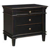 Turin 30" Nightstand in Distressed Black by Home Trends & Design at Eve Furniture