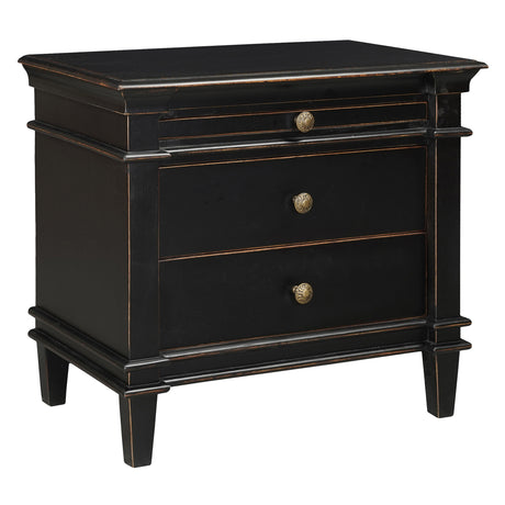 Turin 30" Nightstand in Distressed Black by Home Trends & Design at Eve Furniture