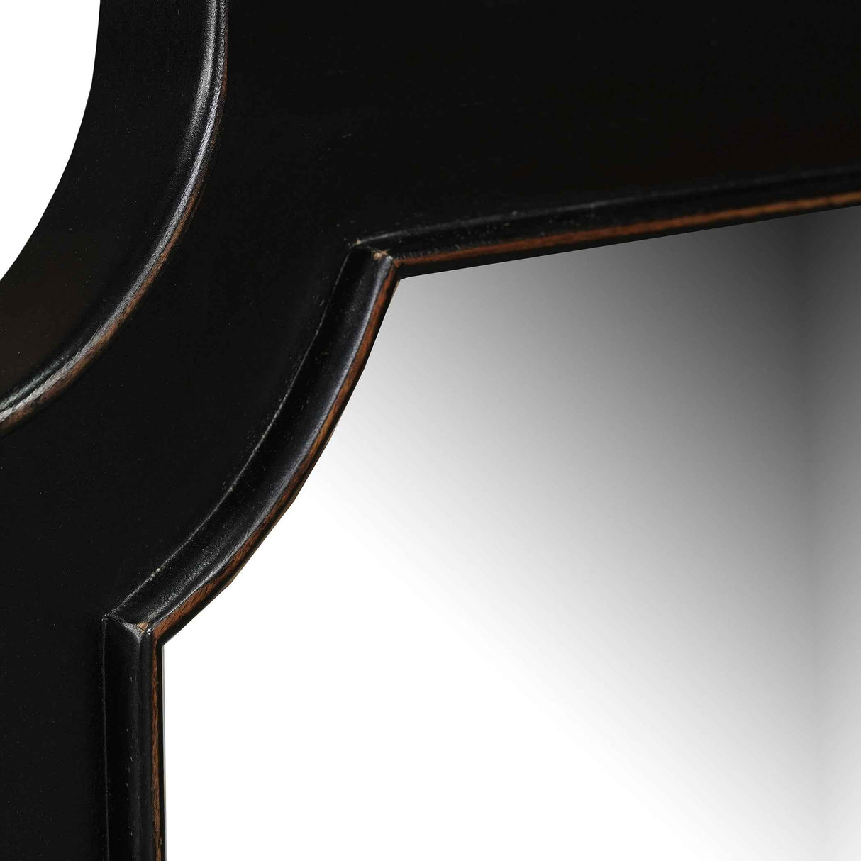 Turin 31" Mirror in Distressed Black by Home Trends & Design at Eve Furniture