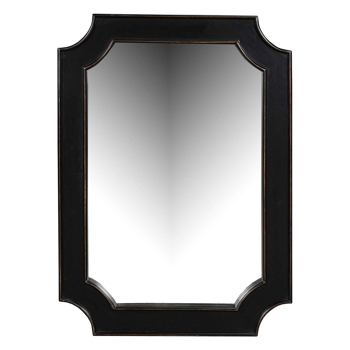 Turin 31" Mirror in Distressed Black by Home Trends & Design at Eve Furniture