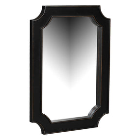 Turin 31" Mirror in Distressed Black by Home Trends & Design at Eve Furniture