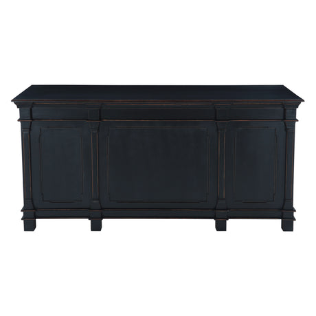 Turin 66" Office Desk in Distressed Black by Home Trends & Design at Eve Furniture
