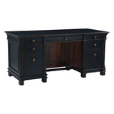Turin 66" Office Desk in Distressed Black by Home Trends & Design at Eve Furniture