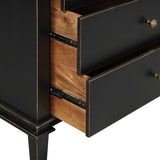 Turin 70" Dresser in Distressed Black by Home Trends & Design at Eve Furniture