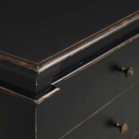 Turin 70" Dresser in Distressed Black by Home Trends & Design at Eve Furniture