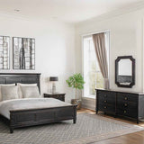 Turin 70" Dresser in Distressed Black by Home Trends & Design at Eve Furniture