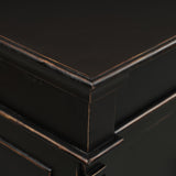 Turin 70" Sideboard in Distressed Black by Home Trends & Design at Eve Furniture
