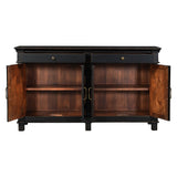 Turin 70" Sideboard in Distressed Black by Home Trends & Design at Eve Furniture