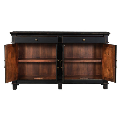 Turin 70" Sideboard in Distressed Black by Home Trends & Design at Eve Furniture