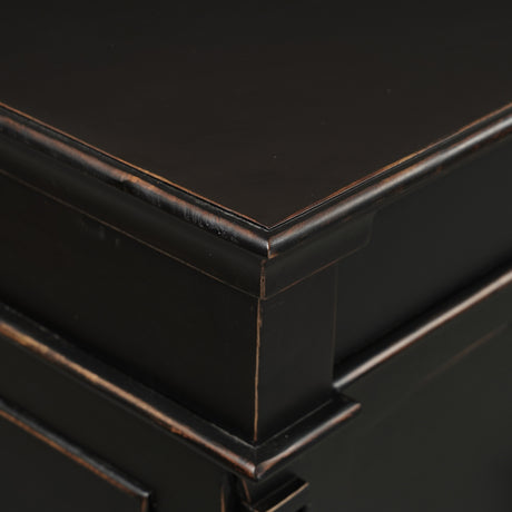 Turin 70" Sideboard in Distressed Black by Home Trends & Design at Eve Furniture