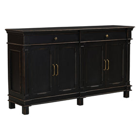 Turin 70" Sideboard in Distressed Black by Home Trends & Design at Eve Furniture