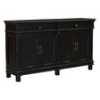 Turin 70" Sideboard in Distressed Black by Home Trends & Design at Eve Furniture