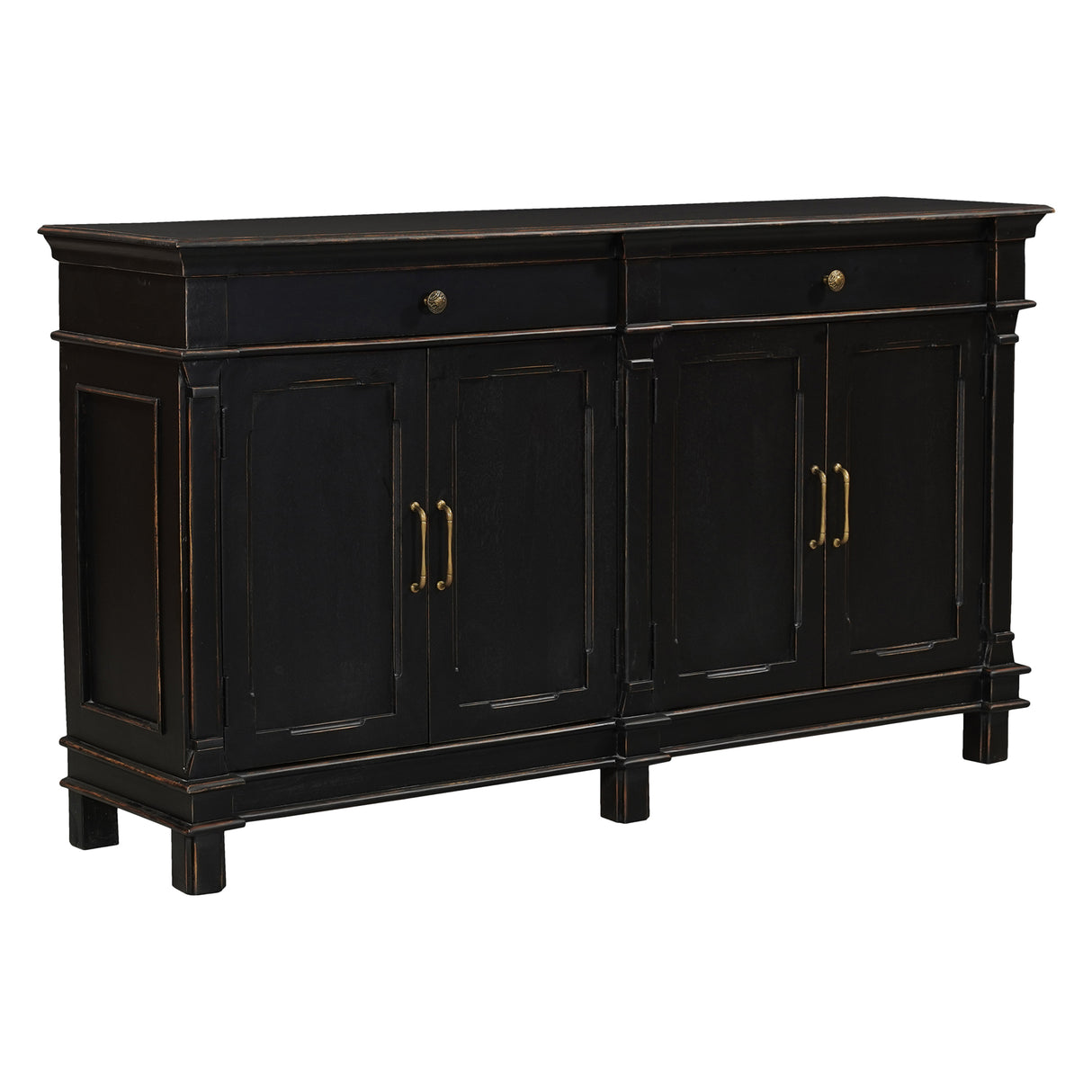 Turin 70" Sideboard in Distressed Black by Home Trends & Design at Eve Furniture