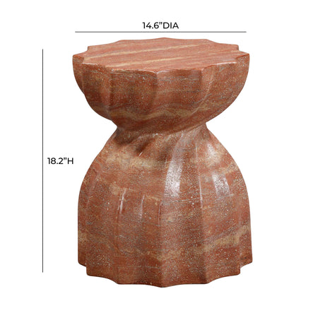 Turin Indoor / Outdoor Concrete Stool by TOV Furniture at Eve Furniture