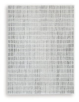 Turinwith Ivory/Black Medium Rug by Ashley at Eve Furniture