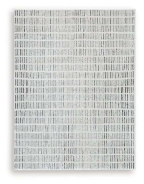 Turinwith Ivory/Black Medium Rug by Ashley at Eve Furniture