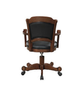 Turk Black and Tobacco Game Chair with Casters by Coaster at Eve Furniture