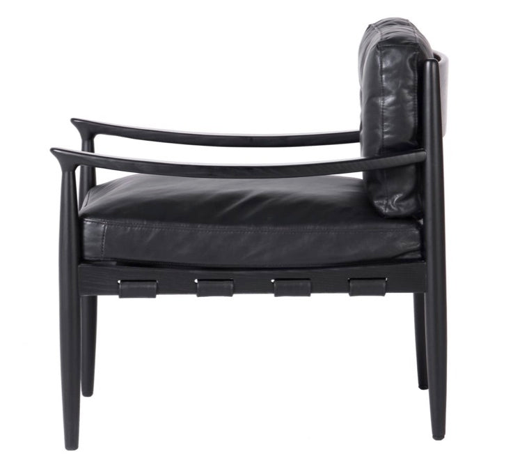 Turner Leather Chair by Moe's Home at Eve Furniture