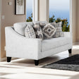 Turnham White/Black Loveseat by Furniture of America at Eve Furniture