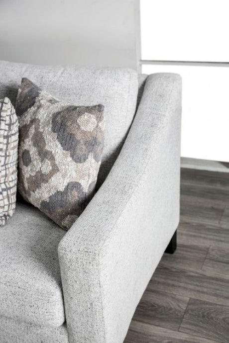 Turnham White/Black Sofa by Furniture of America at Eve Furniture