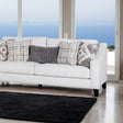 Turnham White/Black Sofa by Furniture of America at Eve Furniture