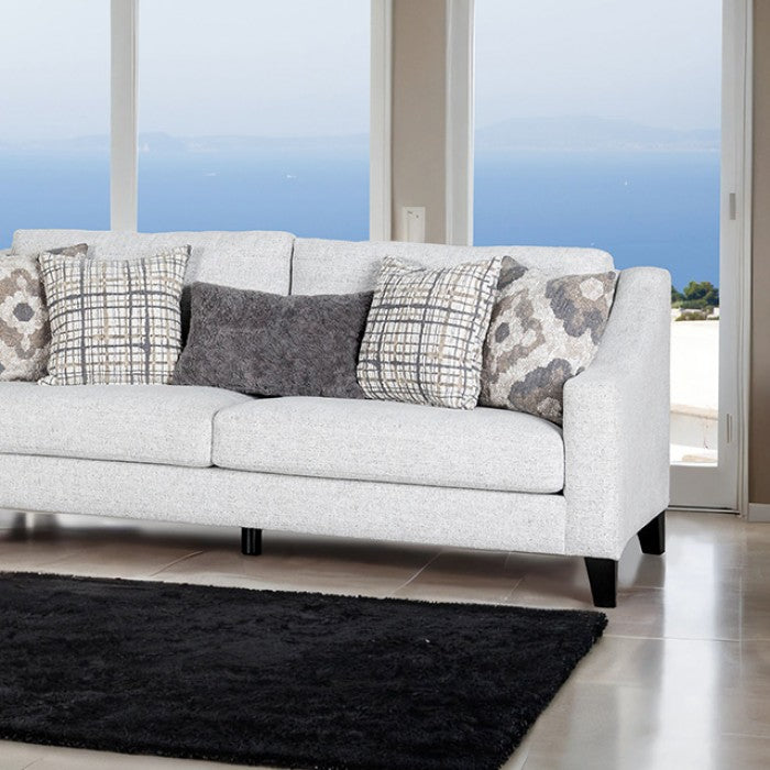 Turnham White/Black Sofa by Furniture of America at Eve Furniture