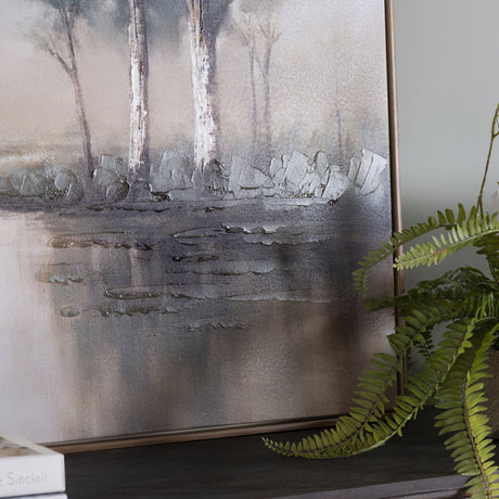 Turquoise Creek Blue/Brown Canvas by Crestview at Eve Furniture