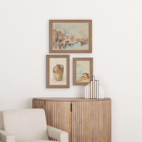 Tuscan Collection (Set of 3) by Silvia Vassileva a Hand Embellished Framed Art Print by Mercana at Eve Furniture