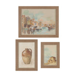 Tuscan Collection (Set of 3) by Silvia Vassileva a Hand Embellished Framed Art Print by Mercana at Eve Furniture