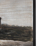 Tuscan Cypress Hand Painted on Wood Oil Painting by Mercana at Eve Furniture