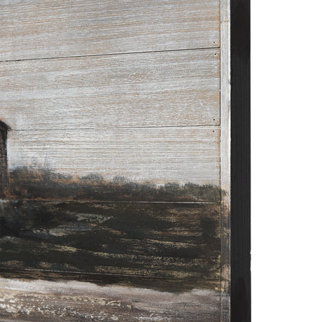 Tuscan Cypress Hand Painted on Wood Oil Painting by Mercana at Eve Furniture