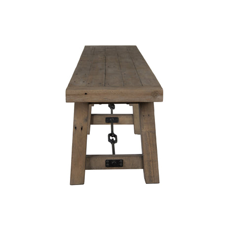 Tuscany Distressed Brown 74 Dining Bench by Classic Home at Eve Furniture