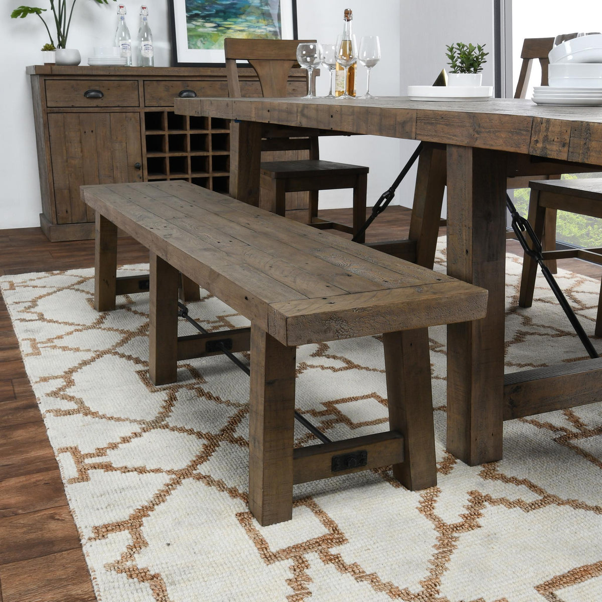 Tuscany Dining Bench by Classic Home at Eve Furniture