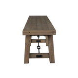 Tuscany Distressed Brown Dining Bench by Classic Home at Eve Furniture