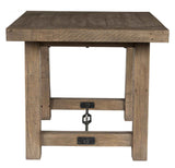 Tuscany Distressed Brown End Table by Classic Home at Eve Furniture