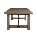 Tuscany Distressed Brown Extendable Dining Table by Classic Home at Eve Furniture