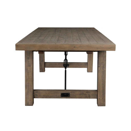 Tuscany Distressed Brown Extendable Dining Table by Classic Home at Eve Furniture
