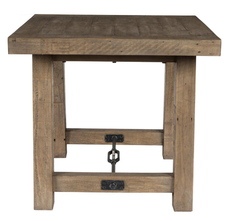 Tuscany Distressed Brown 26" End Table by Classic Home at Eve Furniture