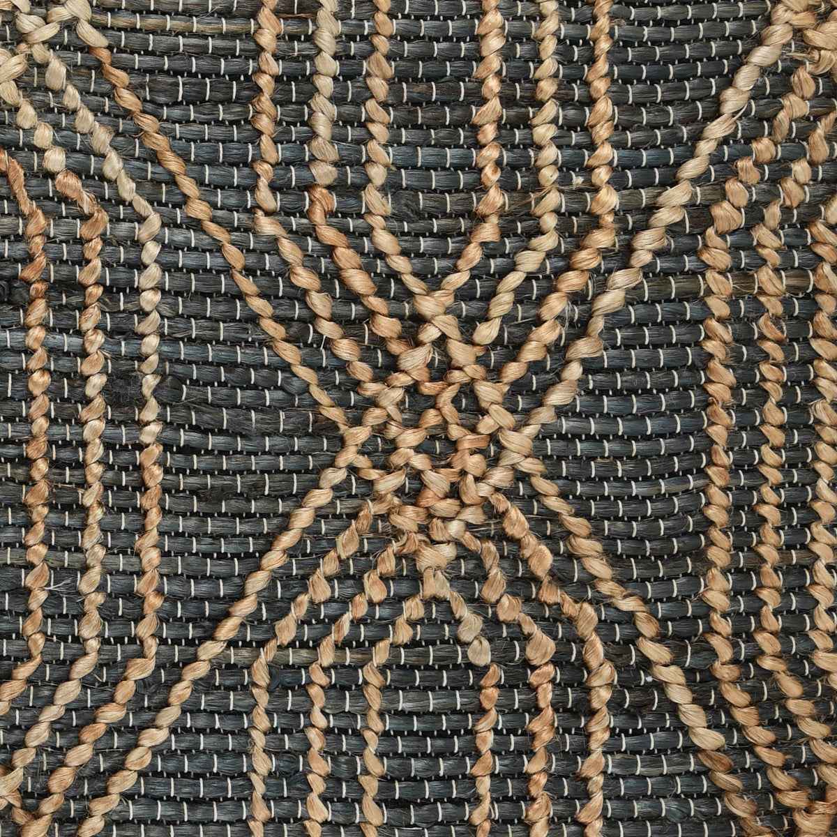 Tustin Blue Charcoal/Natural Rug by Classic Home at Eve Furniture