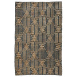 Tustin Blue Charcoal/Natural Rug by Classic Home at Eve Furniture