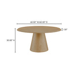 Tutto Natural Dining Table by Moe's Home at Eve Furniture