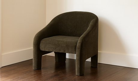 Tuva Accent Chair Cedar Green by Moe's Home at Eve Furniture