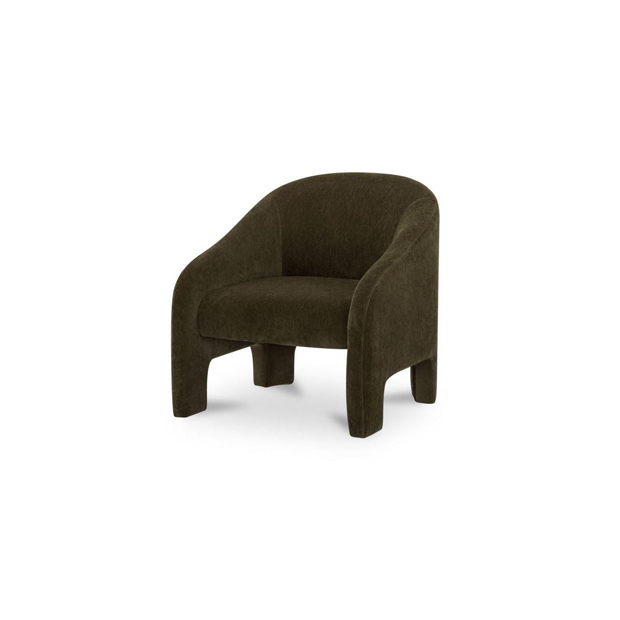 Tuva Cedar Green Accent Chair by Moe's Home at Eve Furniture