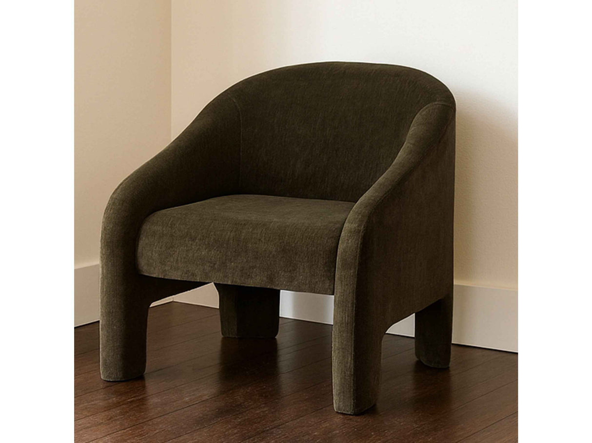 Tuva Cedar Green Accent Chair by Moe's Home at Eve Furniture