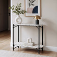Tuxedo Console Table Multicolor by Zuomod at Eve Furniture