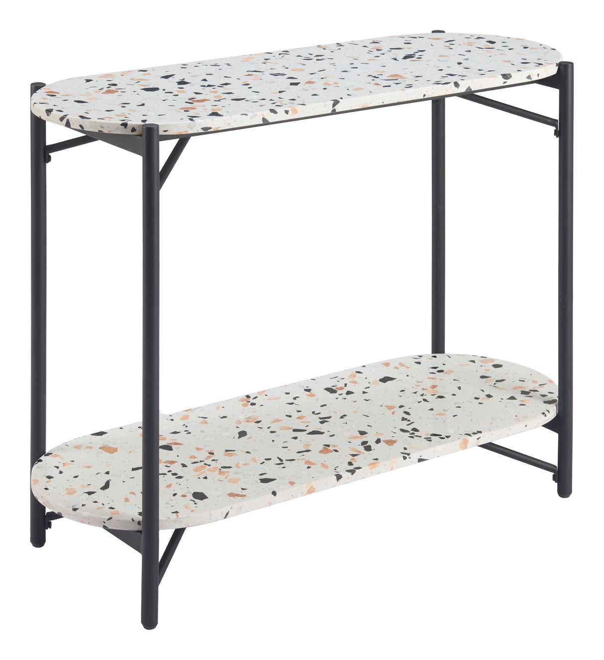 Tuxedo Console Table Multicolor by Zuomod at Eve Furniture
