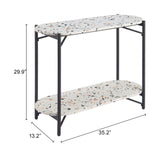 Tuxedo Console Table Multicolor by Zuomod at Eve Furniture